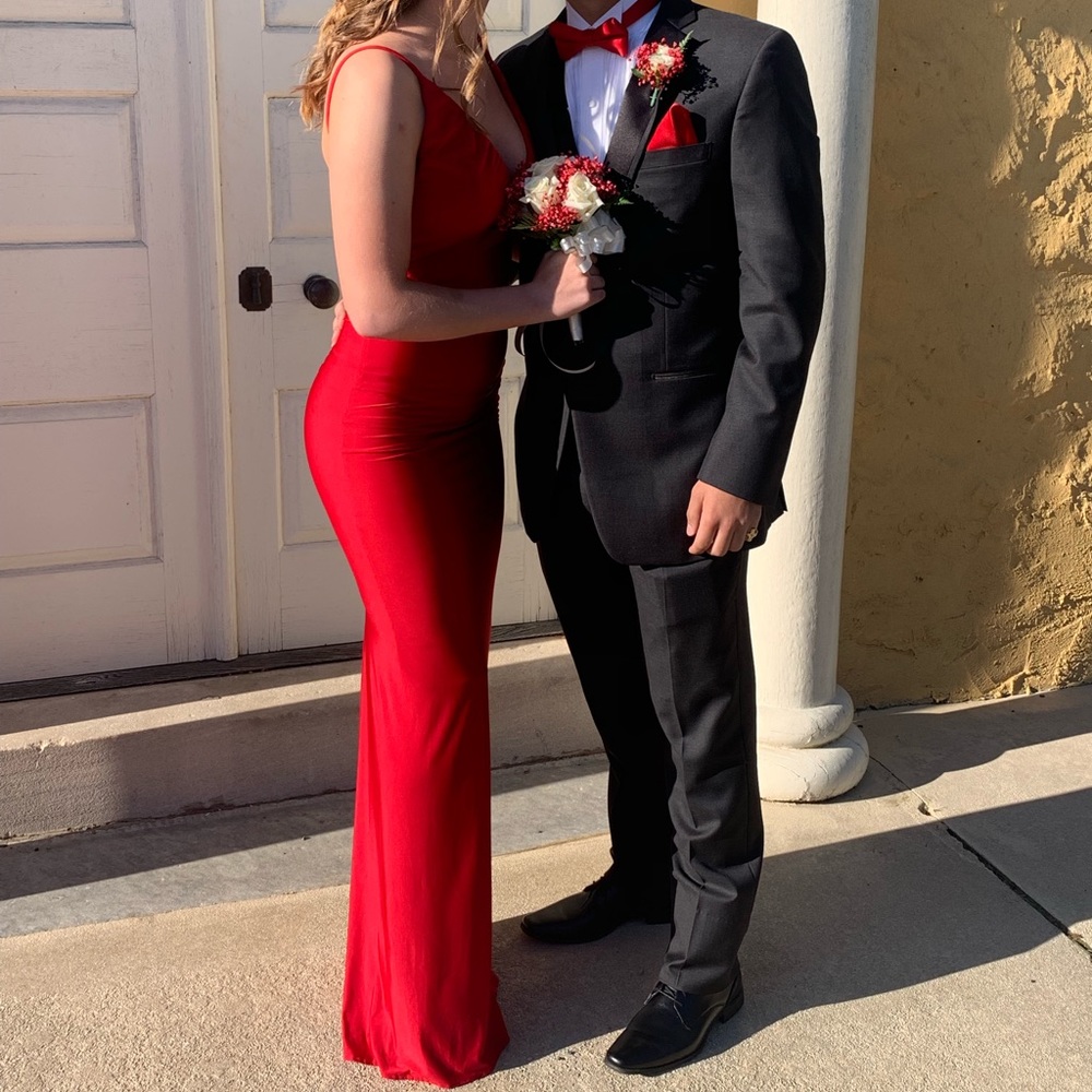 Abyss by Abby red prom dress